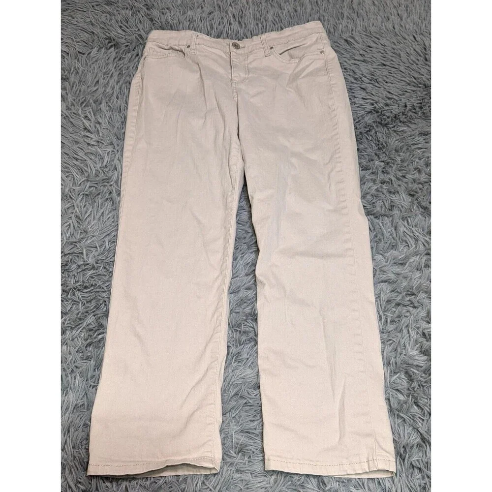 Bandolino Mandie Straight Jeans Womens 12PS 12 Petite 12P Short Stretch 32x26